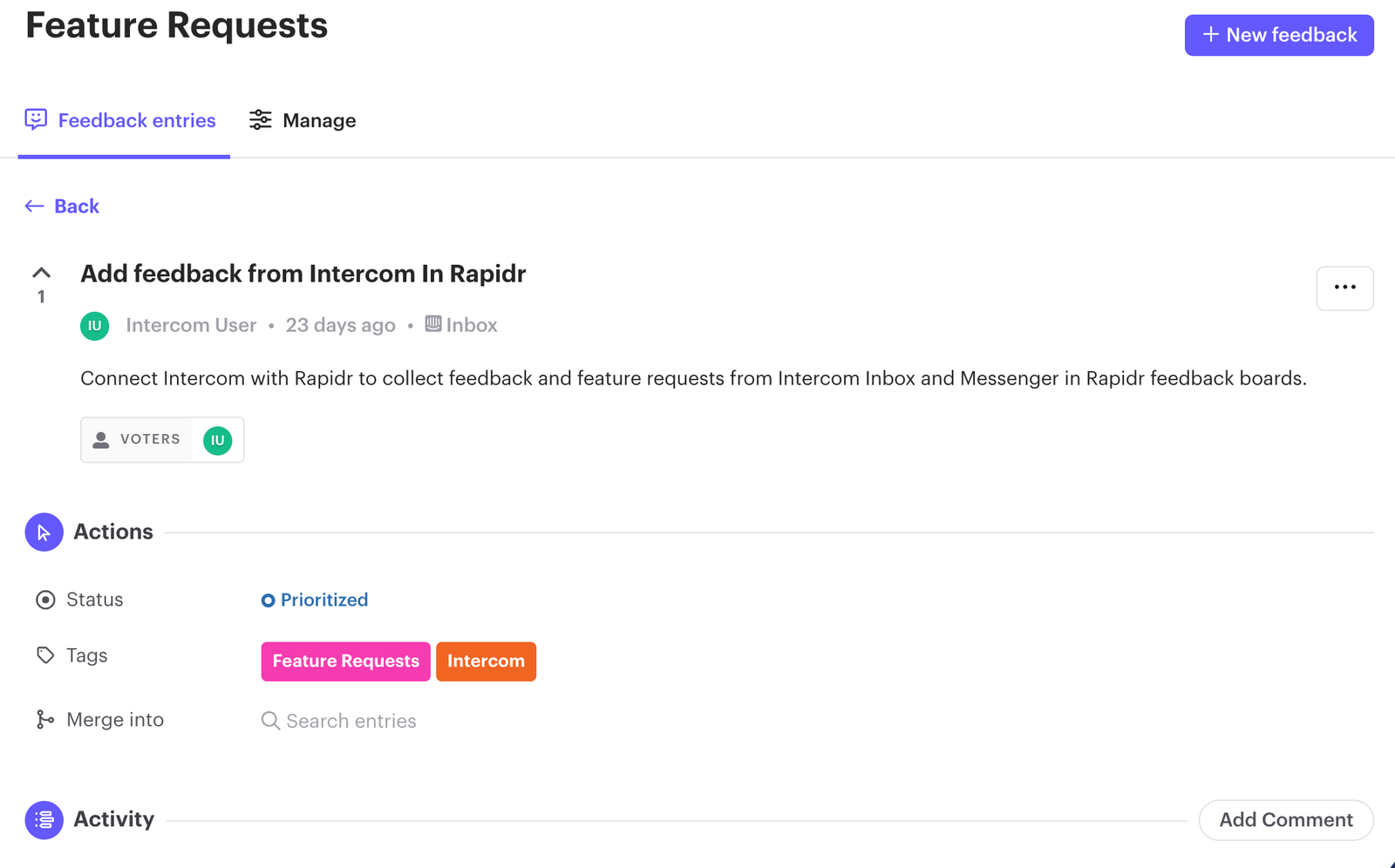 How to Collect Feedback & Track Feature Requests in Intercom